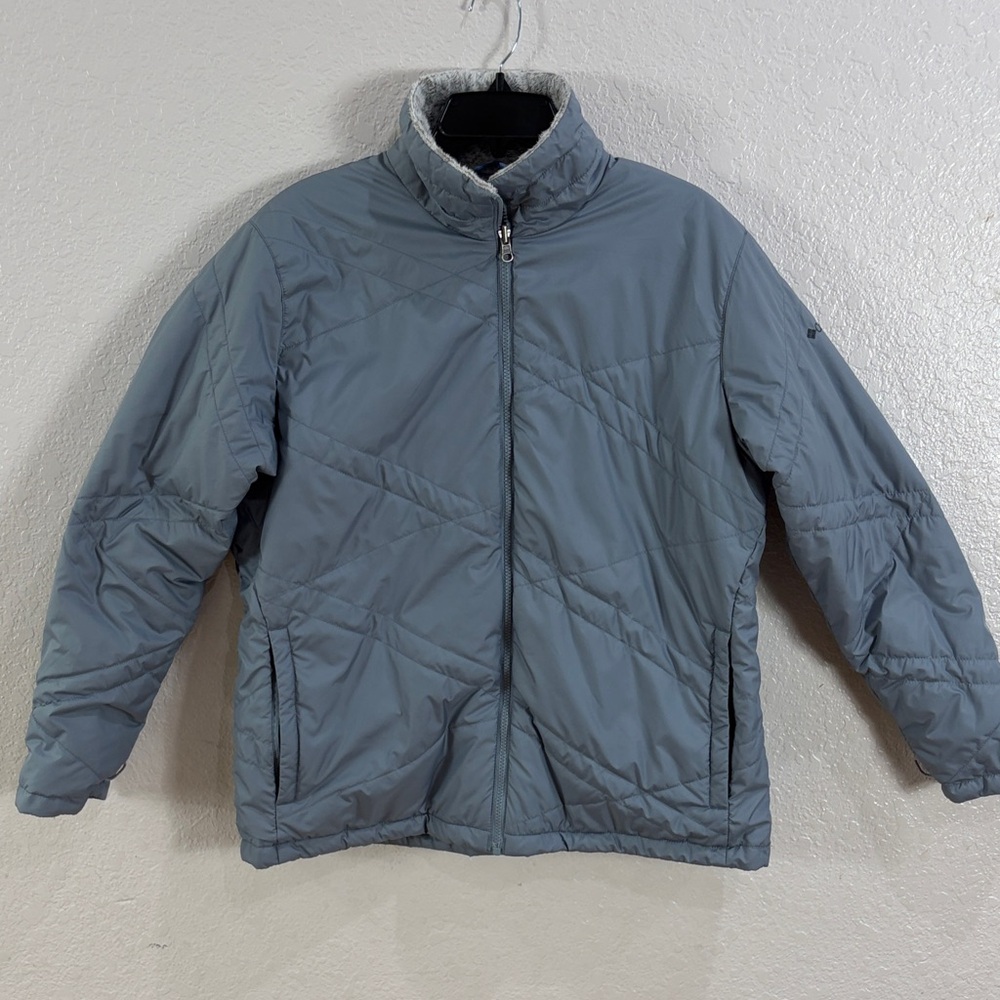 Columbia Maroon Hooded Jacket - Picture 8 of 17